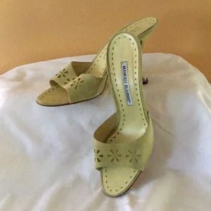 Manolo Blahnik slides